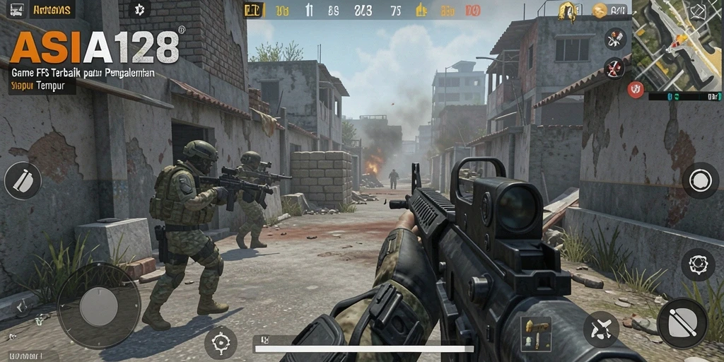 Tampilan gameplay menakjubkan dari ASIA128 yang penuh aksi.