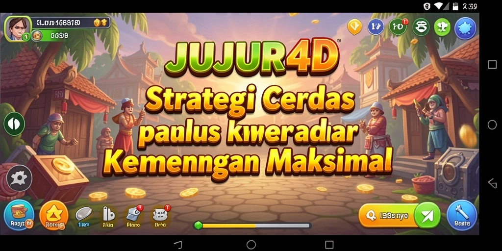 Tampilan menarik dari gameplay JUJUR4D yang mendebarkan.