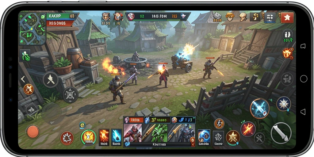 Tampilan menarik dari gameplay KAKRP dengan berbagai aksi strategis.