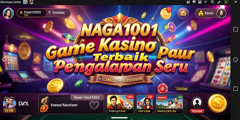 Screenshot utama menampilkan gameplay mendebarkan dari NAGA1001.