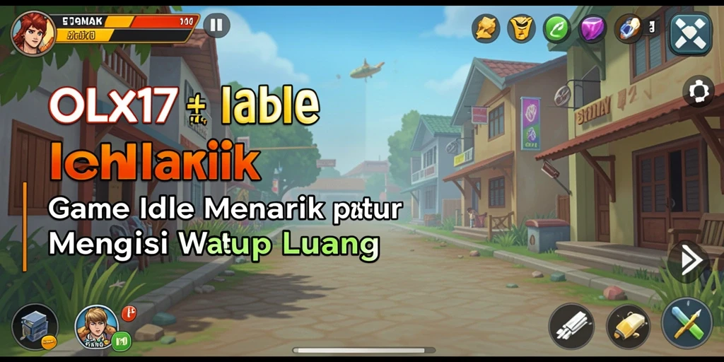 Screenshot gameplay OLX17 menampilkan mekanisme Idle yang sederhana dan menarik.