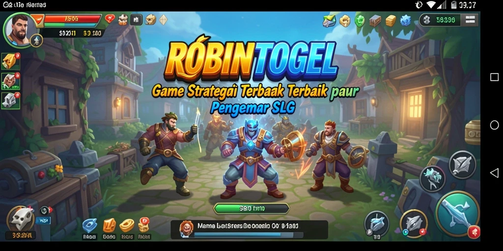 Tampilan gameplay seru dan interaktif dari ROBINTOGEL.