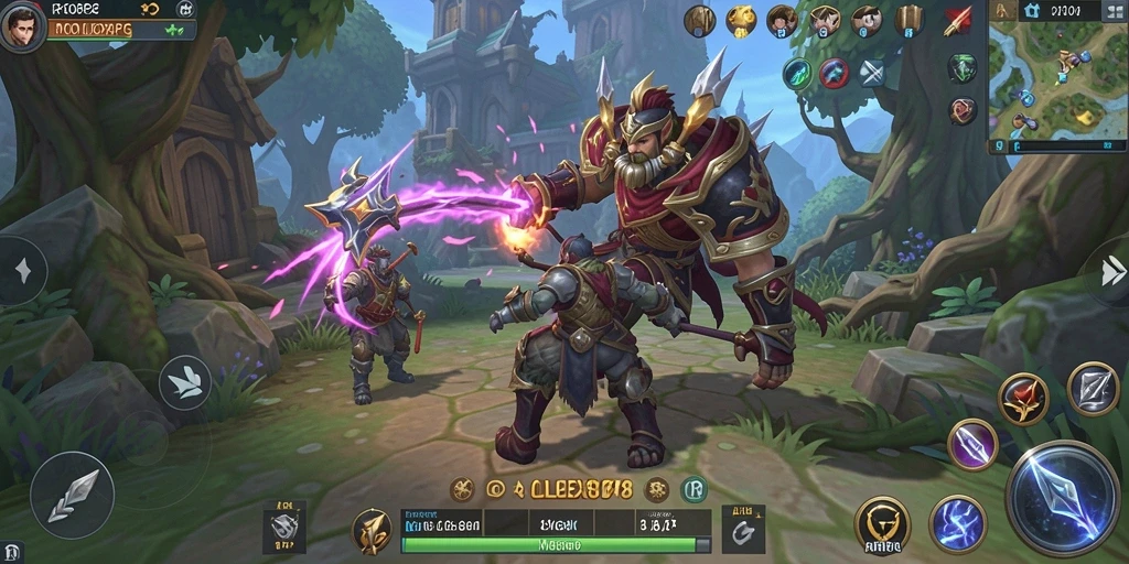 Tampilan gameplay seru dalam dunia MMORPG ROLEX878.