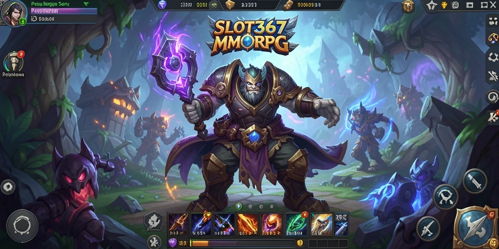 Tangkapan layar SLOT367 menampilkan aksi seru dalam petualangan MMORPG.