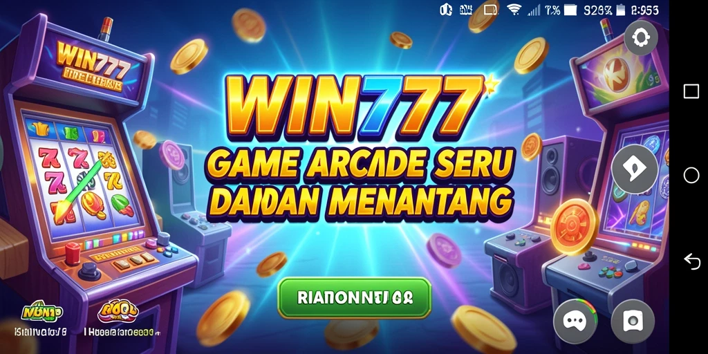 Screenshot utama WIN777 menampilkan aksi gameplay seru dan menegangkan.